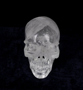 Carved Rock Crystal Skull High Clarity