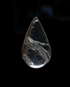Rock Crystal Chandelier Pendant Half Pear