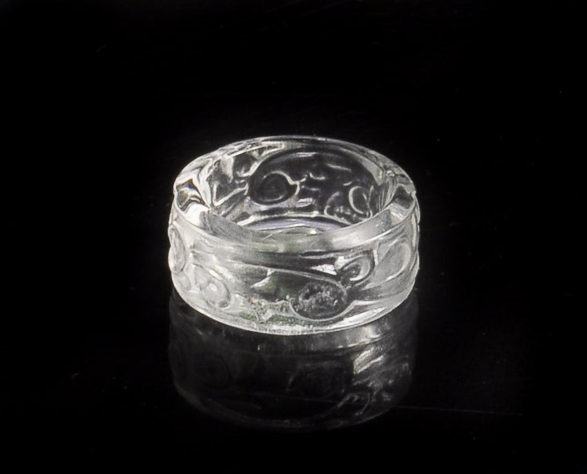 Rock Crystal Carved Ring Band – Rare Rock Crystal
