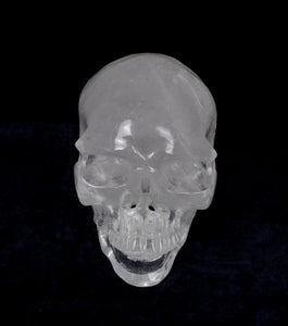 Carved Rock Crystal Skull Life-Size
