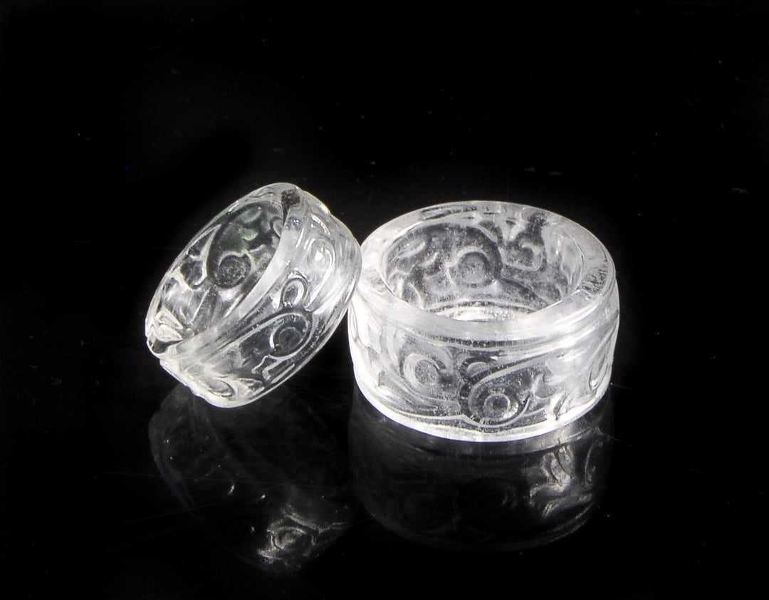 Rock Crystal Carved Ring Band – Rare Rock Crystal