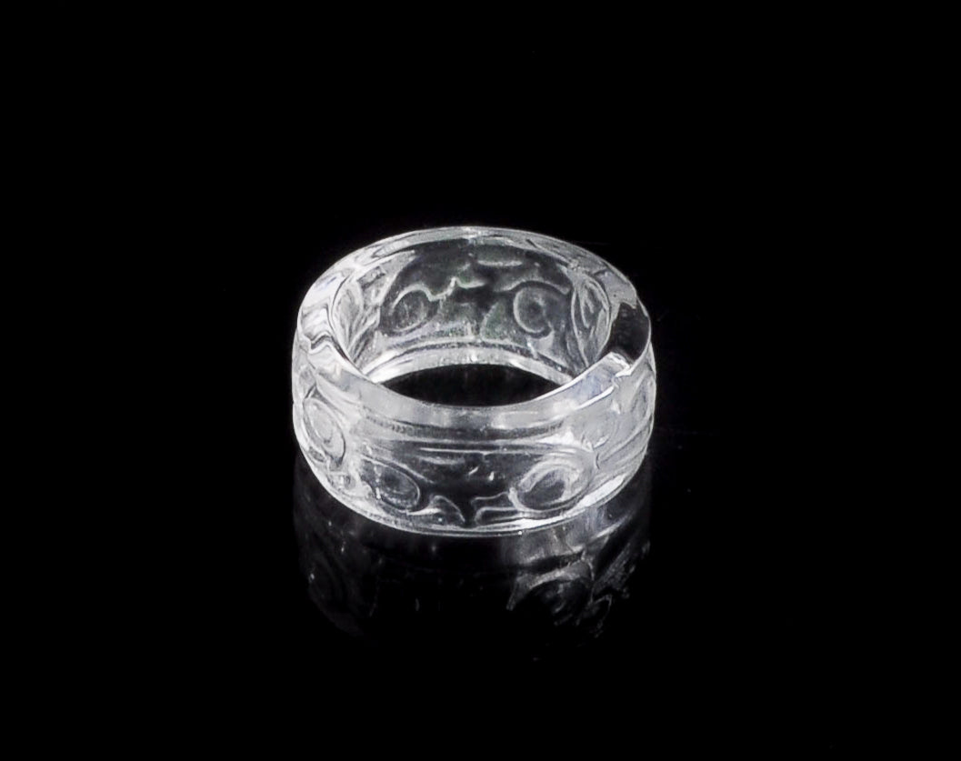 Rock Crystal Carved Ring Band – Rare Rock Crystal