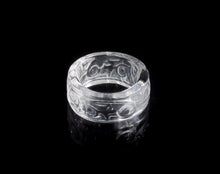 Rock Crystal Carved Ring Band