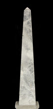Huge Natural Rock Crystal Quartz Obelisks Pair 25" Healing Point