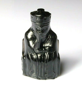 Obsidian Carved Lewis Chessman Queen